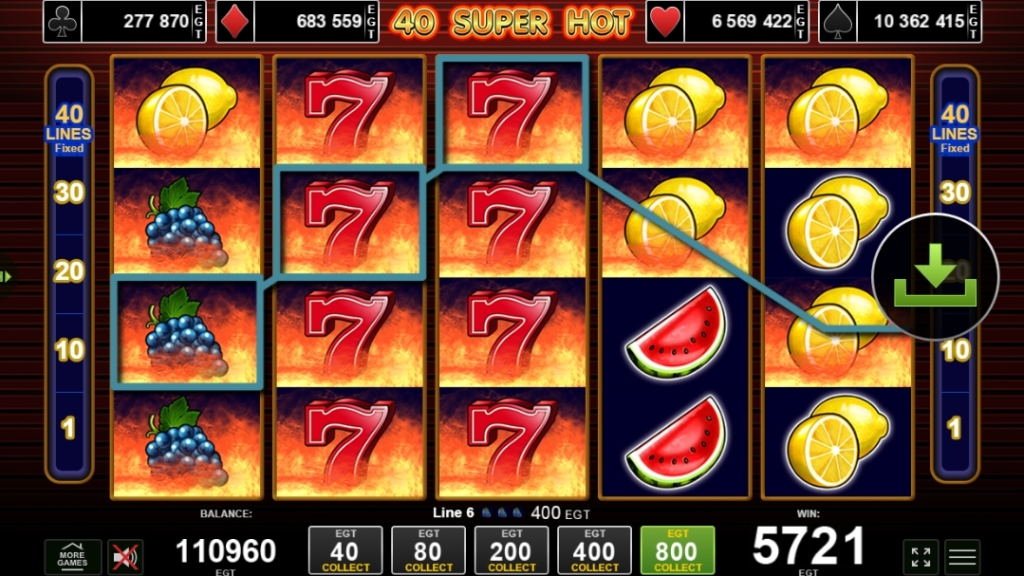 super hot 40 slots efbet